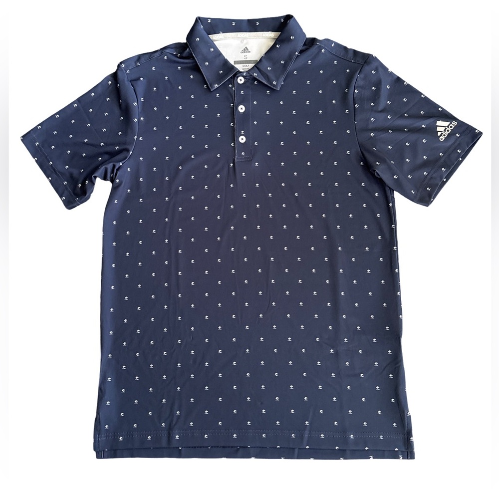 Adidas men’s golf -tree print polo shirt.  Size small